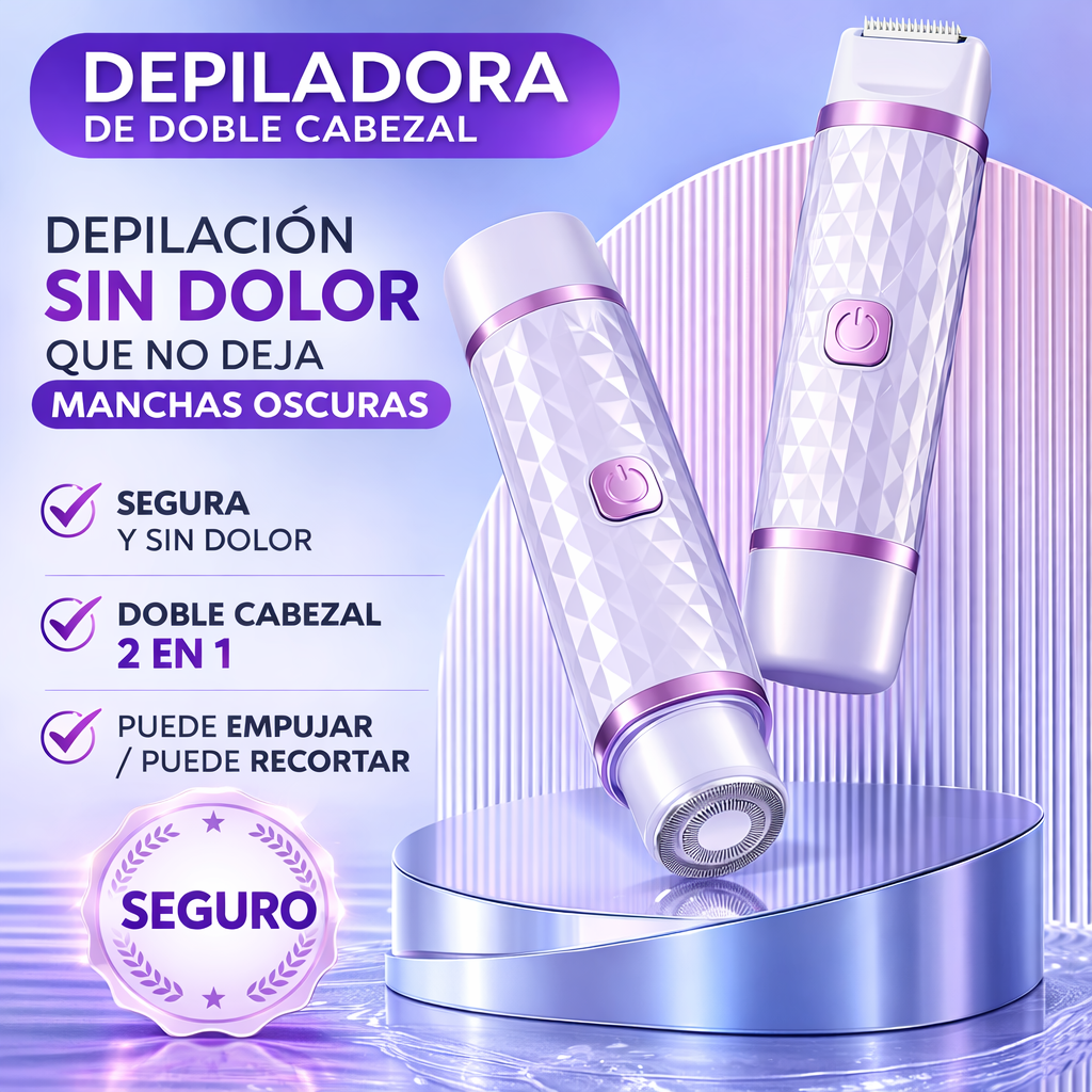 Afeitadora rasuradora depiladora 2 en 1
